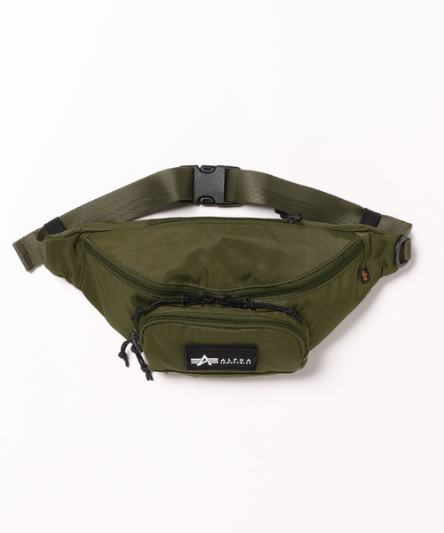 Alpha Industries(アルファインダストリーズ)の「ALPHA INDUSTRIES アルファインダストリーズ / WAIST BAG / TZ1092(ボディバッグ/ウエストポーチ・レディース・ブラック/カーキ・ONESIZE)」の7枚目の写真