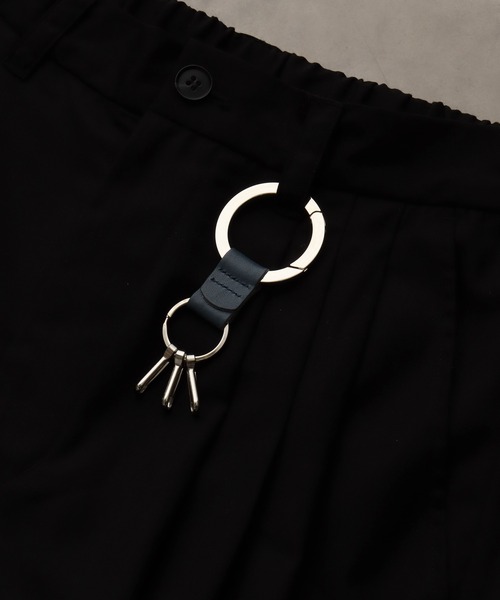 welise(ウェライズ)の「【welise/ウェライズ】-MADE IN JAPAN- 栃木レザーメタルサークルキーリング(キーケース/キーアクセサリー・メンズ・ネイビー/ダークブラウン/ブラウン/レッド/グリーン/ブラック・FREE)」の5枚目の写真