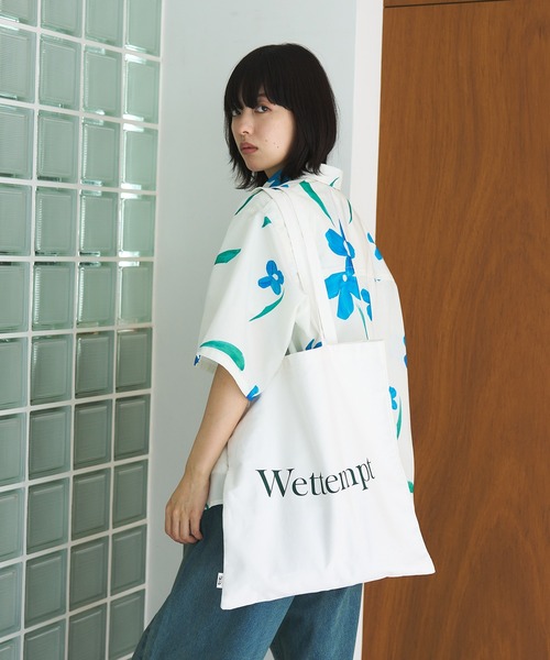 WETTEMPT(ウィテンプト)の「LOGO TOTE BAG / ロゴトートバッグ(トートバッグ・メンズ・ブルー/ブラック/アイボリー・ONESIZE)」の15枚目の写真