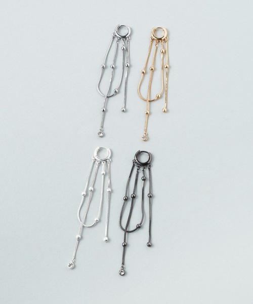 ボール シャワー ワンタッチ ピアス（ピアス（両耳用））｜GOLDY