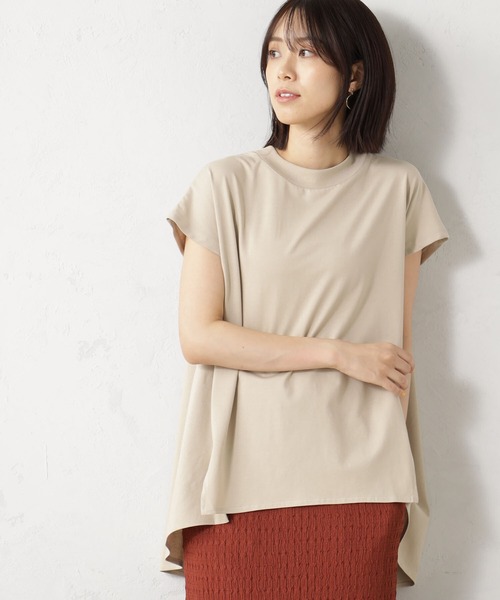 新品未使用タグ付 MACHATT マチャット バックオープンハイネックTシャツ machatt バックオープンハイネック Tシャツ レディース