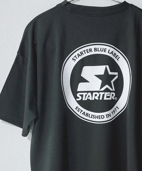 STARTER(スターター)の「STARTER スターター オーバーサイズ ドライメッシュ Tシャツ(Tシャツ/カットソー・キッズ・ホワイト系その他/ブラック系その他/チャコール/ブラック/イエロー/オフホワイト/ネイビー/パープル・160cm/150cm/140cm/130cm/120cm/110cm)」の6枚目の写真