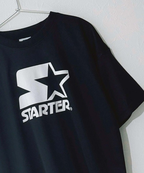 STARTER(スターター)の「STARTER スターター オーバーサイズ ドライメッシュ Tシャツ(Tシャツ/カットソー・キッズ・ホワイト系その他/ブラック系その他/チャコール/ブラック/イエロー/オフホワイト/ネイビー/パープル・160cm/150cm/140cm/130cm/120cm/110cm)」の4枚目の写真