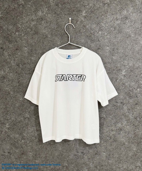 STARTER(スターター)の「STARTER スターター オーバーサイズ ドライメッシュ Tシャツ(Tシャツ/カットソー・キッズ・ホワイト系その他/ブラック系その他/チャコール/ブラック/イエロー/オフホワイト/ネイビー/パープル・160cm/150cm/140cm/130cm/120cm/110cm)」の13枚目の写真