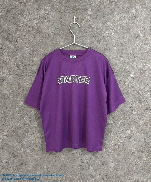 STARTER(スターター)の「STARTER スターター オーバーサイズ ドライメッシュ Tシャツ(Tシャツ/カットソー・キッズ・ホワイト系その他/ブラック系その他/チャコール/ブラック/イエロー/オフホワイト/ネイビー/パープル・160cm/150cm/140cm/130cm/120cm/110cm)」の15枚目の写真