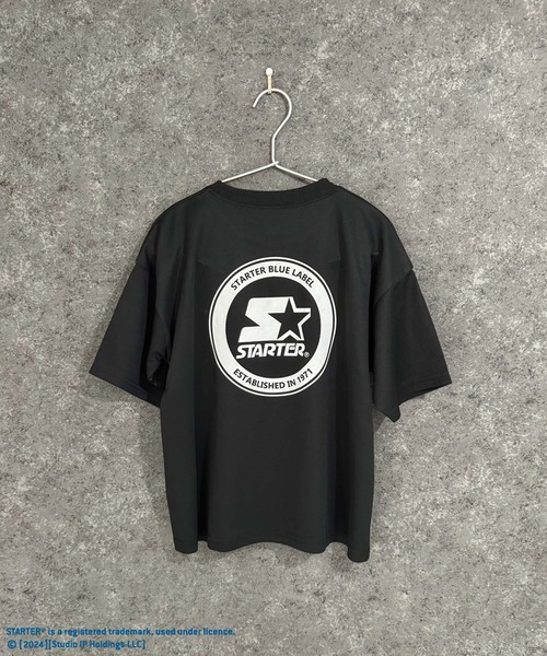 STARTER(スターター)の「STARTER スターター オーバーサイズ ドライメッシュ Tシャツ(Tシャツ/カットソー・キッズ・ホワイト系その他/ブラック系その他/チャコール/ブラック/イエロー/オフホワイト/ネイビー/パープル・160cm/150cm/140cm/130cm/120cm/110cm)」の18枚目の写真