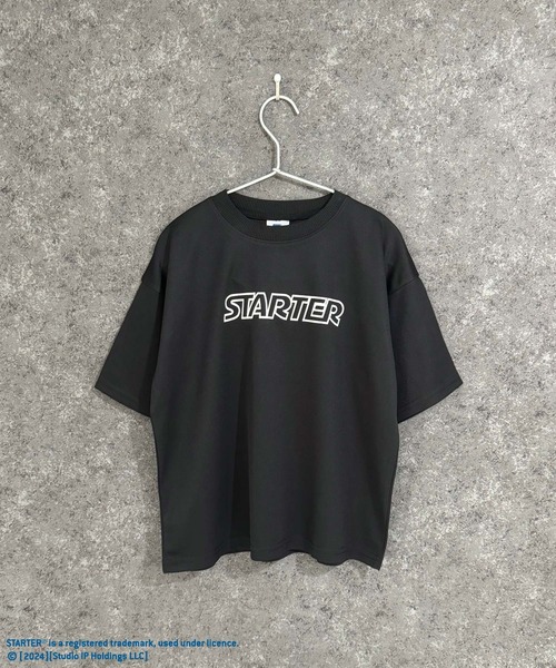 STARTER(スターター)の「STARTER スターター オーバーサイズ ドライメッシュ Tシャツ(Tシャツ/カットソー・キッズ・ホワイト系その他/ブラック系その他/チャコール/ブラック/イエロー/オフホワイト/ネイビー/パープル・160cm/150cm/140cm/130cm/120cm/110cm)」の19枚目の写真
