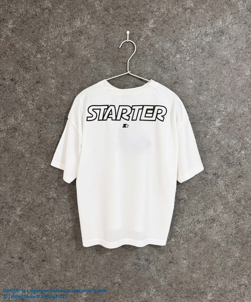 STARTER(スターター)の「STARTER スターター オーバーサイズ ドライメッシュ Tシャツ(Tシャツ/カットソー・キッズ・ホワイト系その他/ブラック系その他/チャコール/ブラック/イエロー/オフホワイト/ネイビー/パープル・160cm/150cm/140cm/130cm/120cm/110cm)」の20枚目の写真