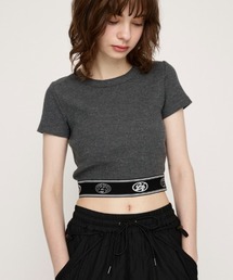 JQ SLY LOGO CROP T/SH ジャガード スライ ロゴ クロップ ティーシャツ
