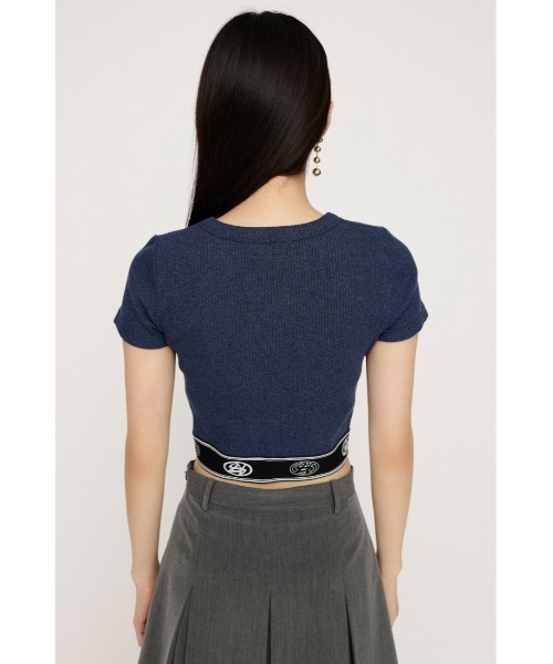 JQ SLY LOGO CROP T/SH ジャガード スライ ロゴ クロップ ティーシャツ