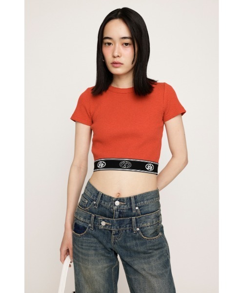 JQ SLY LOGO CROP T/SH ジャガード スライ ロゴ クロップ ティーシャツ