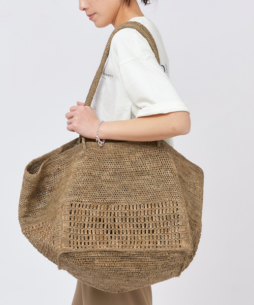 MADE IN MADA(メイドインマダ)の「【MADE IN MADA/メイドインマダ】RAVIO BAG(トートバッグ・レディース・ブラウン・FREE)」の2枚目の写真