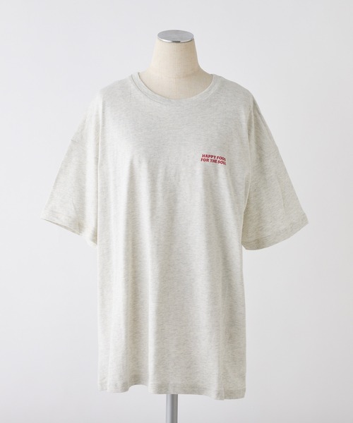one after another NICE CLAUP(ワンアフターアナザーナイスクラップ)の「オーバーサイズプリントTee(Tシャツ/カットソー・レディース・オートミール/オフホワイト/ホワイト/ピンク・FREE)」の19枚目の写真