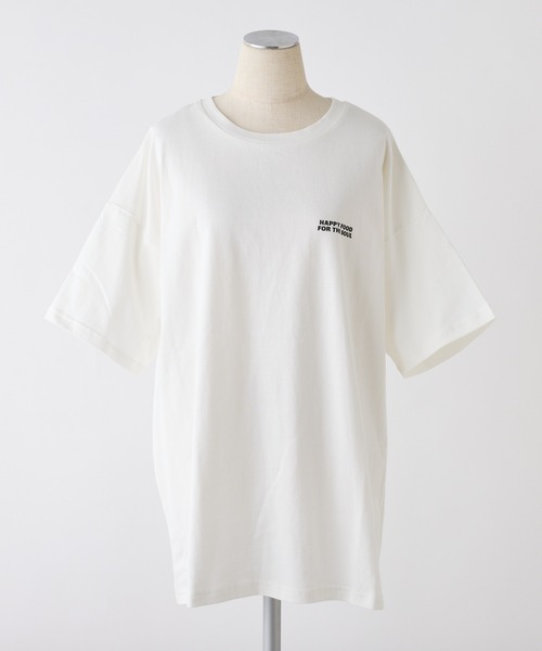 one after another NICE CLAUP(ワンアフターアナザーナイスクラップ)の「オーバーサイズプリントTee(Tシャツ/カットソー・レディース・オートミール/オフホワイト/ホワイト/ピンク・FREE)」の11枚目の写真