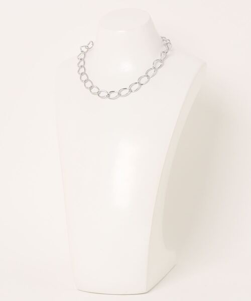 Heather（ヘザー）の「ビッグチェーンネックレス　127480（ネックレス・レディース・ゴールド/シルバー・ONE SIZE）」の5枚目の写真