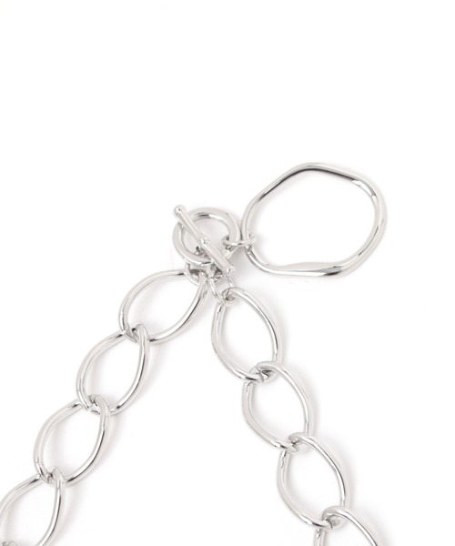 Heather（ヘザー）の「ビッグチェーンネックレス　127480（ネックレス・レディース・ゴールド/シルバー・ONE SIZE）」の4枚目の写真