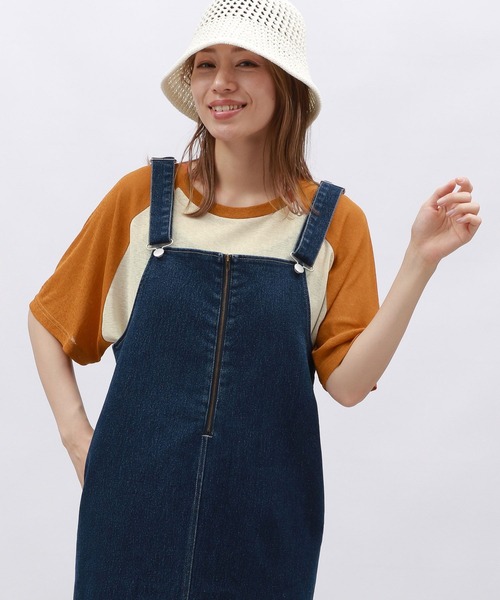 LAKOLE(ラコレ)の「シアーラグランTEE / 130595(Tシャツ/カットソー・レディース・グレー/オフホワイト/ブルー/オレンジ・FREE)」の4枚目の写真