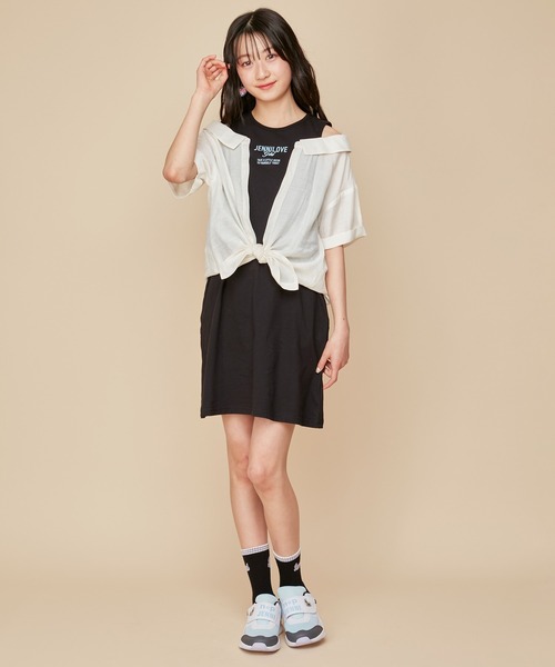 JENNI love（ジェニィラブ）の「前結びドッキングワンピ（ワンピース