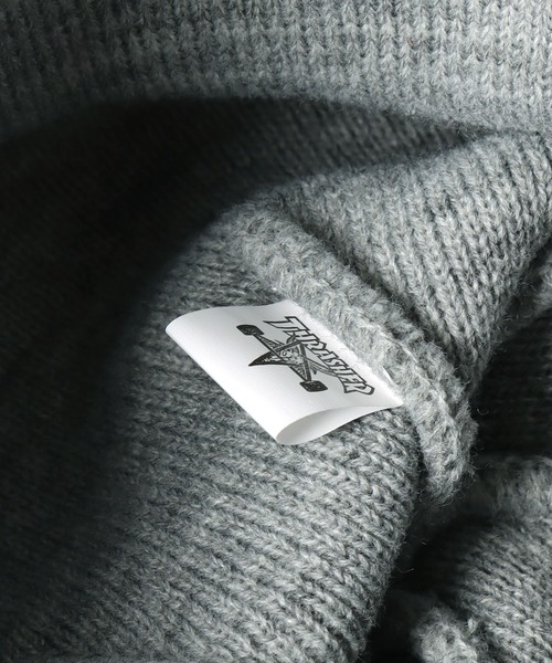 THRASHER（スラッシャー）の「THRASHER/スラッシャー Beanie ビーニー（ニットキャップ/ビーニー・メンズ・グレー・FREE）」の5枚目の写真