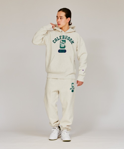 Champion(チャンピオン)の「【Champion/チャンピオン】メンズ リバースウィーブ(R) フーデッドスウェットシャツ(パーカー・メンズ・レッド/シルバーグレー/モカ/ブラック/ダークネイビー/オートミール・MEDIUM/X-LARGE/LARGE)」の11枚目の写真