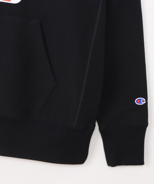 Champion(チャンピオン)の「【Champion/チャンピオン】メンズ リバースウィーブ(R) フーデッドスウェットシャツ(パーカー・メンズ・レッド/シルバーグレー/モカ/ブラック/ダークネイビー/オートミール・MEDIUM/X-LARGE/LARGE)」の17枚目の写真