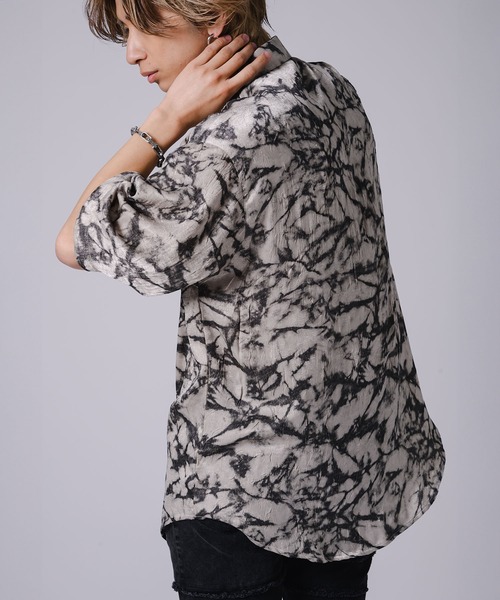 REGIEVO(レジエボ)の「REGIEVO 半袖シアーシャツ(シャツ/ブラウス・メンズ・ベージュ/ブラック・MEDIUM/LARGE)」の7枚目の写真