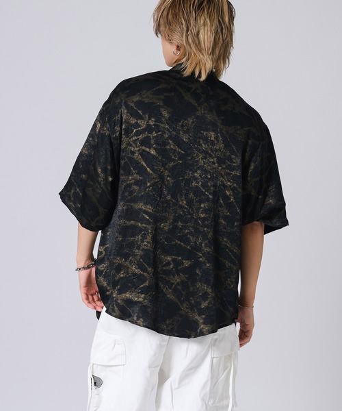 REGIEVO(レジエボ)の「REGIEVO 半袖シアーシャツ(シャツ/ブラウス・メンズ・ベージュ/ブラック・MEDIUM/LARGE)」の21枚目の写真