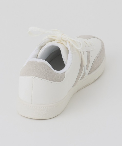 Honeys（ハニーズ）の「ラインコートスニーカー（スニーカー・レディース・ブラック/ホワイト/ブラック×ホワイト・S/M/L/LL）」の14枚目の写真