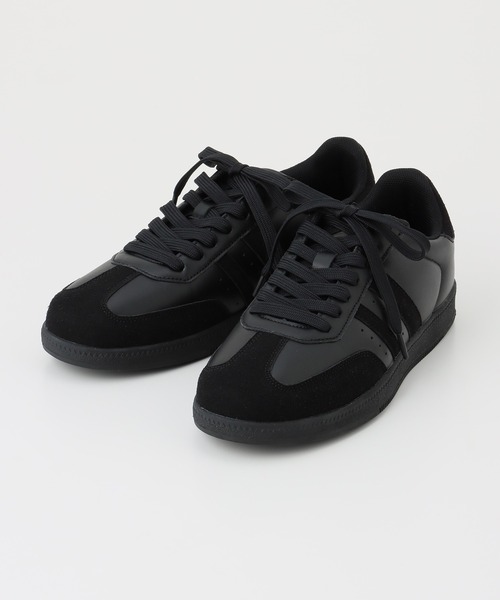 Honeys（ハニーズ）の「ラインコートスニーカー（スニーカー・レディース・ブラック/ホワイト/ブラック×ホワイト・S/M/L/LL）」の15枚目の写真