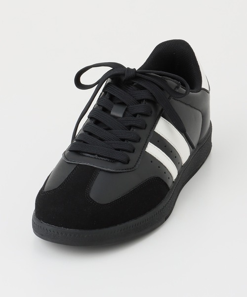 Honeys（ハニーズ）の「ラインコートスニーカー（スニーカー・レディース・ブラック/ホワイト/ブラック×ホワイト・S/M/L/LL）」の19枚目の写真