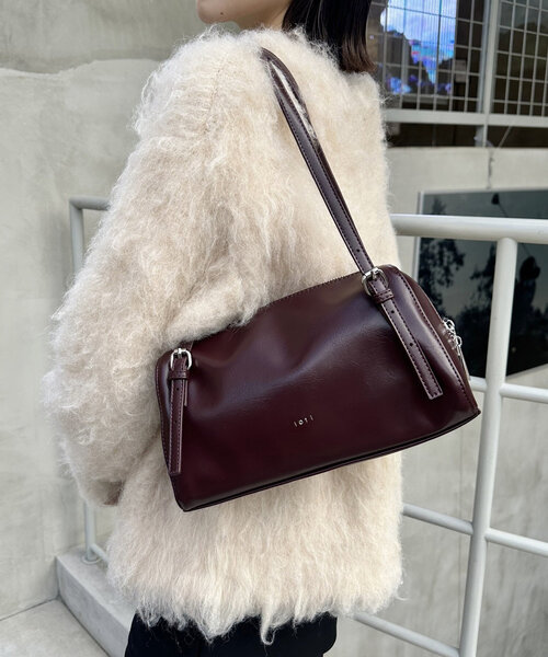 mystic(ミスティック)の「loti ワイドボストンバッグ(トートバッグ・レディース・イエロー/カーキ/ブラウン/ブラック/シルバー/ボルドー/ピンク/ブラウン系その他2・ONE SIZE)」の10枚目の写真