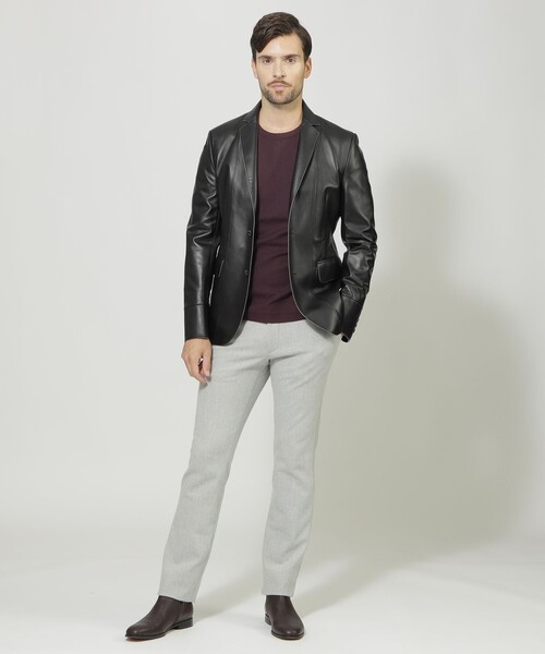 セール】ラムレザージャケット（テーラードジャケット）｜EPOCA UOMO