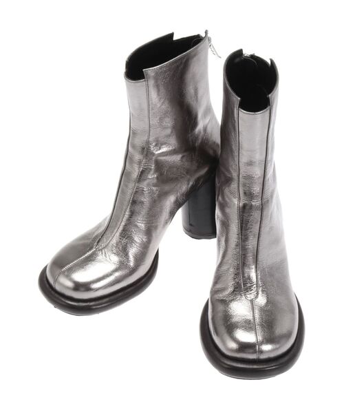 【セール】ROUND EDGE SHORT BOOTS / ラウンドエッジショートブーツ（ブーツ）｜UN3D.（アンスリード）