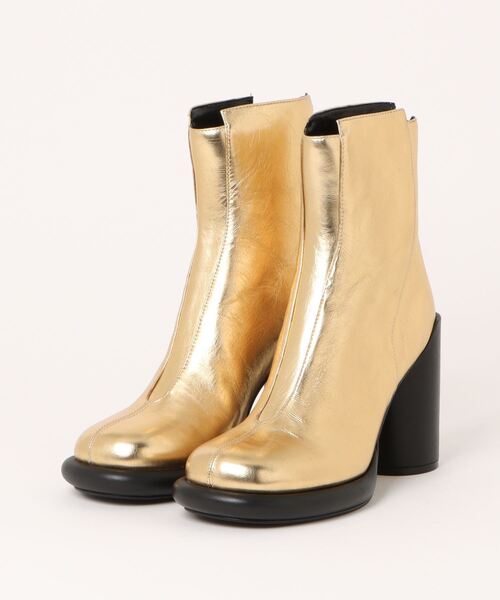 UN3D.（アンスリード）の「ROUND EDGE SHORT BOOTS / ラウンドエッジショートブーツ（ブーツ・レディース・ゴールド/シルバー/ブラック・36/37/38）」の13枚目の写真
