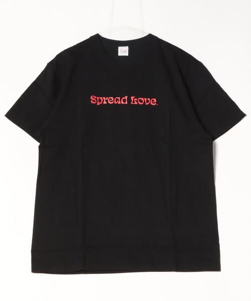 INNOCENT(イノセント)の「『Spread Love』オリジナルプリント S/S T(Tシャツ/カットソー・レディース・ブラック/ホワイト・MEDIUM)」の2枚目の写真