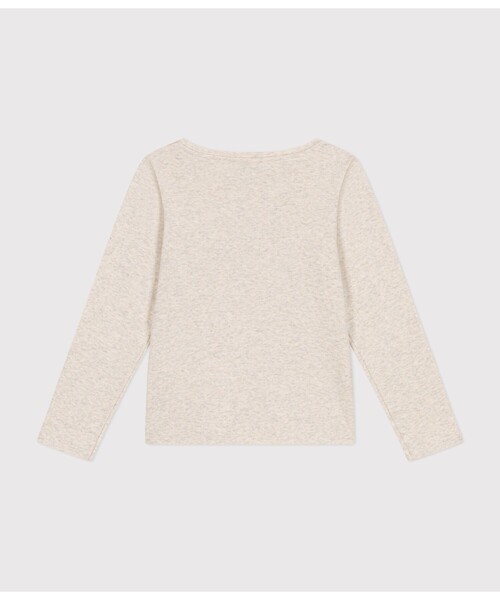 PETIT BATEAU（プチバトー）の「長袖Ｔシャツ（Tシャツ/カットソー・キッズ・ライトピンク/ベージュ/ライトグリーン・6YEAR/8YEAR/10YEAR/12YEAR）」の6枚目の写真