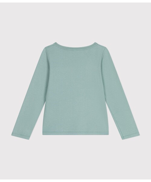 PETIT BATEAU（プチバトー）の「長袖Ｔシャツ（Tシャツ/カットソー・キッズ・ライトピンク/ベージュ/ライトグリーン・6YEAR/8YEAR/10YEAR/12YEAR）」の8枚目の写真