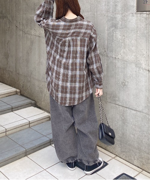 新品 journal standard 2WAYカシュクールシャツ チェック INGNI（イング）の「2Wayカシュクールチェックシャツ（シャツ