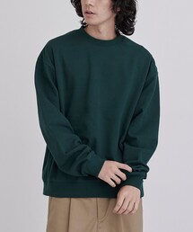 【WELLTECT】 クルーネックスウェット