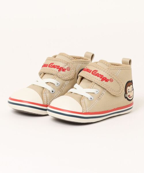CONVERSE(コンバース)の「《CONVERSE》BABY ALLSTAR N WP V-1/OSARUNOGEORGE(スニーカー・キッズ・インディゴブルー/ベージュ・13.5cm/14.0cm/14.5cm/15.0cm/13.0cm)」の2枚目の写真
