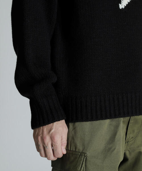 schott（ショット）の「Schott/ショット/CREW KNIT STAR/クルーネック