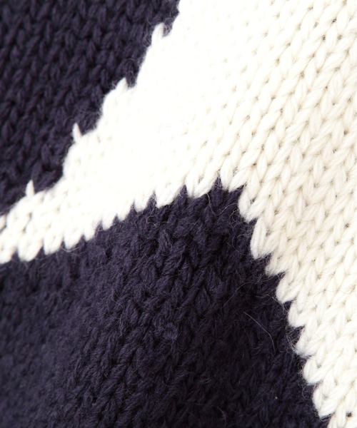 schott(ショット)の「Schott/ショット/CREW KNIT STAR/クルーネックニット スター(ニット/セーター・メンズ・ネイビー/ブラック・M/L/XL)」の8枚目の写真
