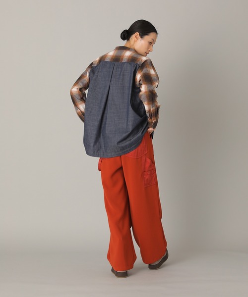 ZUCCa（ズッカ）の「ネルチェック / シャツ/ (O)（シャツ/ブラウス・レディース・ブラウン/ブラック・M size）」の9枚目の写真