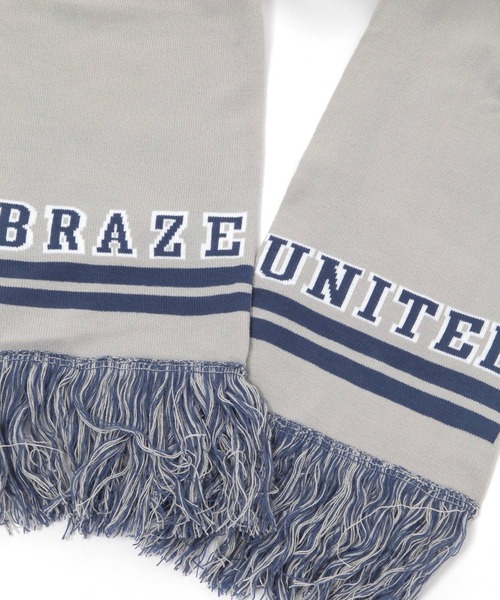 LAKOLE（ラコレ）の「スタジアムマフラー / 140060（マフラー・メンズ・ブラック/ライトグレー/ネイビー・FREE）」の10枚目の写真