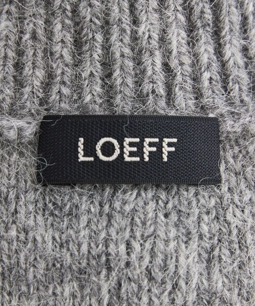LOEFF(ロエフ)の「<LOEFF>ウェーブ フリンジ カーディガン(カーディガン/ボレロ・レディース・ブラック/グレー・FREE)」の19枚目の写真