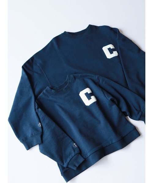 Catchup(ケチャップ)の「【Catchup】Catchup ワッペンスウェットトップス(大人サイズ)(Tシャツ/カットソー・レディース・ネイビー・S/M/L/LL)」の3枚目の写真