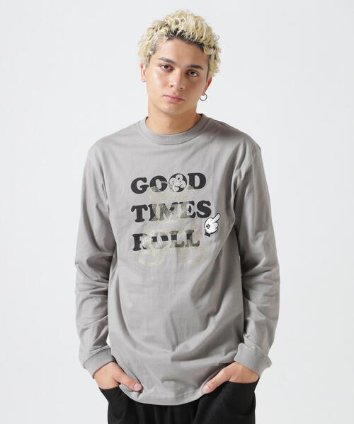 【セール】STUD MUFFIN/スタッドマフィン/GOODTIMESROLL グリッターベア LS Tシャツ（Tシャツ/カットソー）｜STUD MUFFIN（スタッドマフィン）