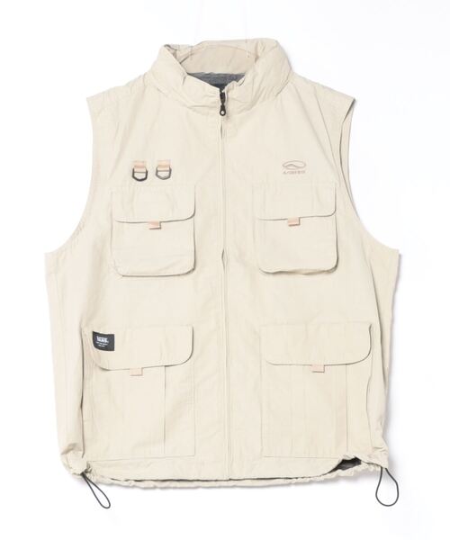 VANS(バンズ)の「VANS ヴァンズ M UTILITY VEST その他ウェア 124K1091200 ABC-MART限定 ECRU(ベスト・メンズ・ベージュ・X-LARGE/LARGE/MEDIUM)」の1枚目の写真