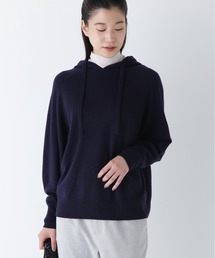 ◆ウールカシミヤフーディニット