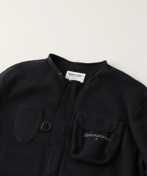 MOUNTAIN RESEARCH（マウンテンリサーチ）の「MOUNTAIN RESEARCH Storm Parka（ブルゾン・メンズ・ブラック・LARGE/MEDIUM）」の4枚目の写真